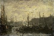 Jacob Maris Harbour View china oil painting artist